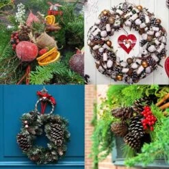 Pine Cones - Pack Of 4 -Bloom Field Shop pine cone wreaths