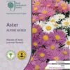 Aster Alpine Mix - Seed 1 Aster Alpine Mix - Seed -Bloom Field Shop rhs alpine aster